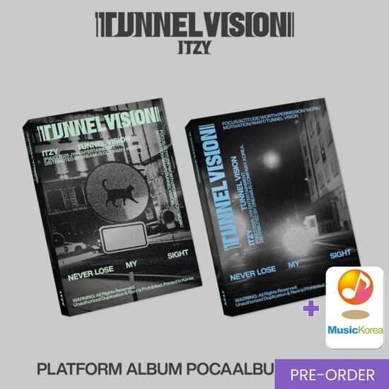 {PRE-ORDER} ITZY - 11th Mini Album [TUNNEL VISION] (POCAALBUM Ver.) + MusicKorea Photocard
